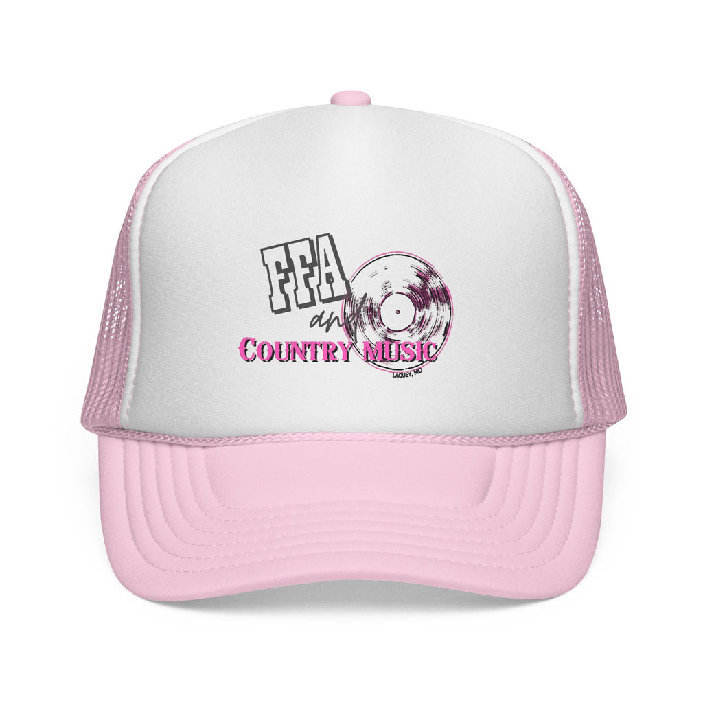 Country Music Trucker Hat – Vintage Vinyl Design
