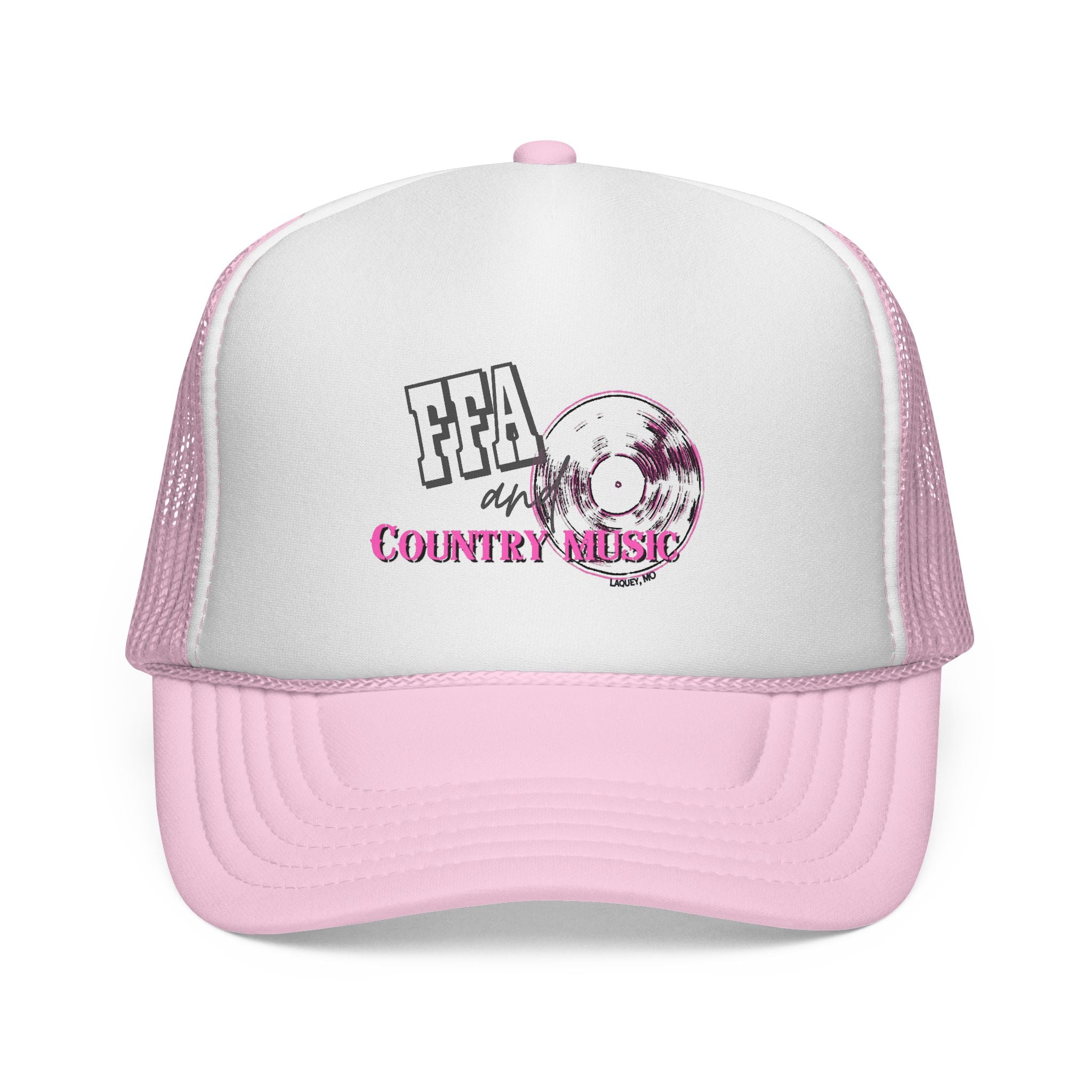 Country Music Trucker Hat – Vintage Vinyl Design