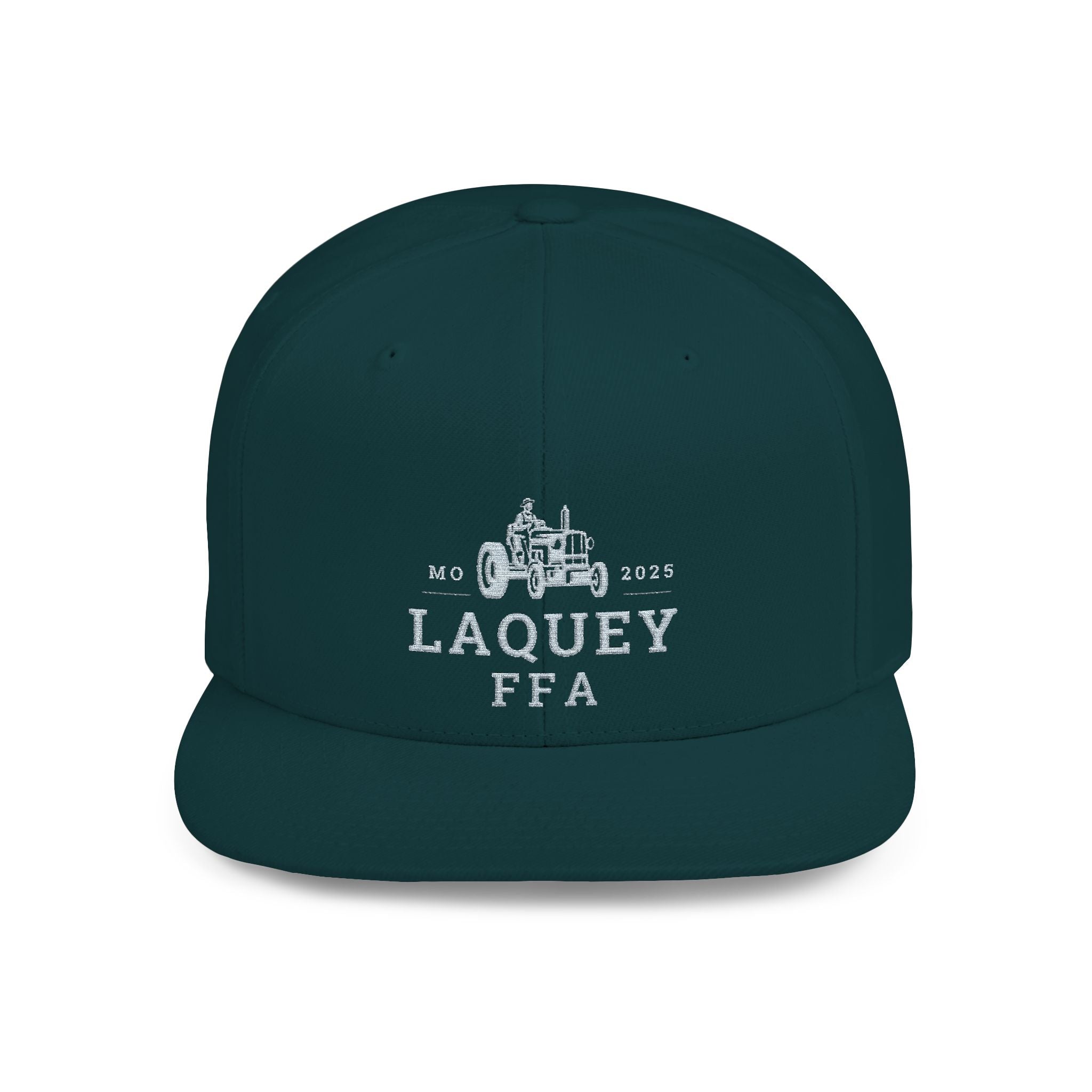 Laquey FFA Flat Bill Snapback Hat — Embroidered Farm & Agriculture Cap
