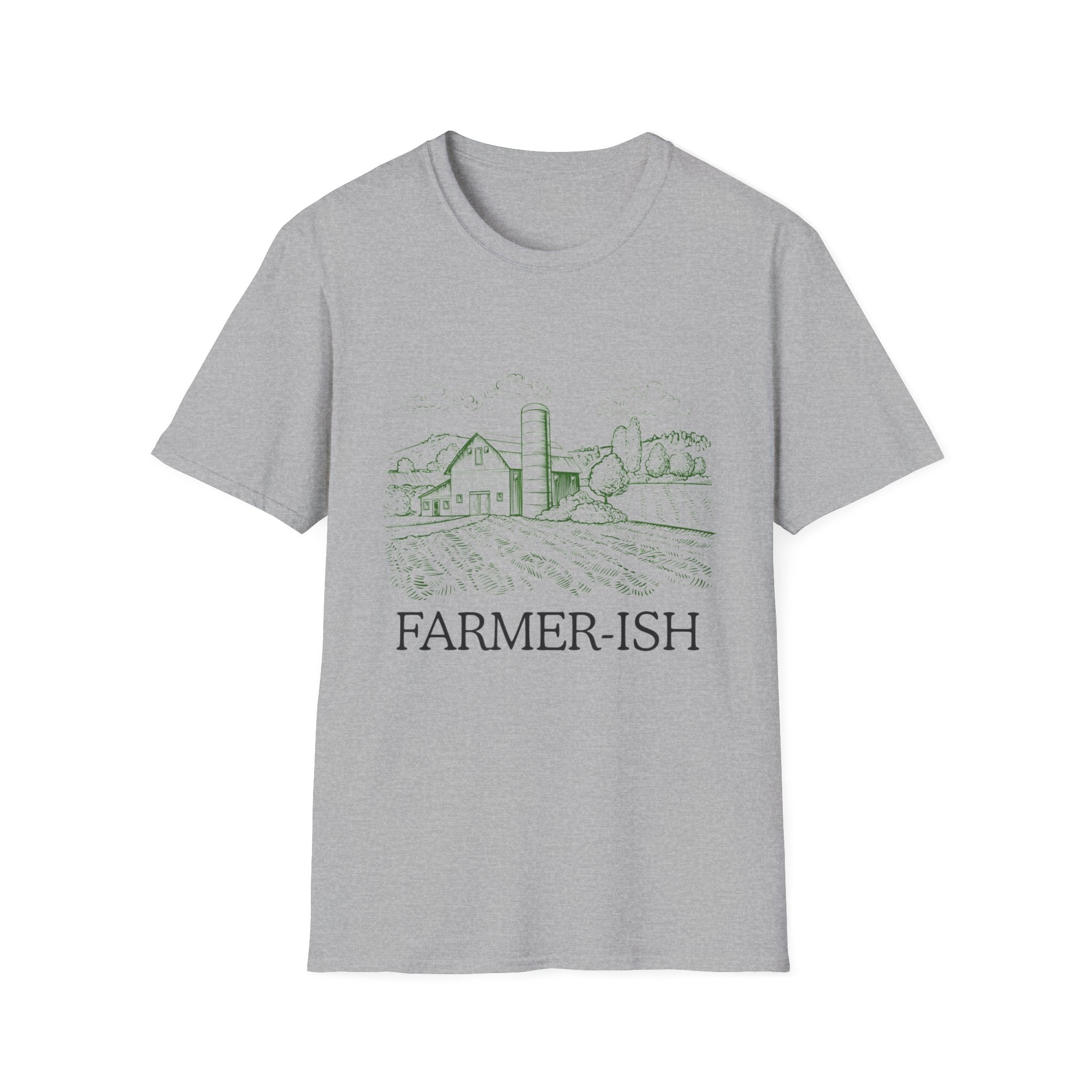 Farmer-ish Tee — Vintage Farm Sketch Graphic T-Shirt