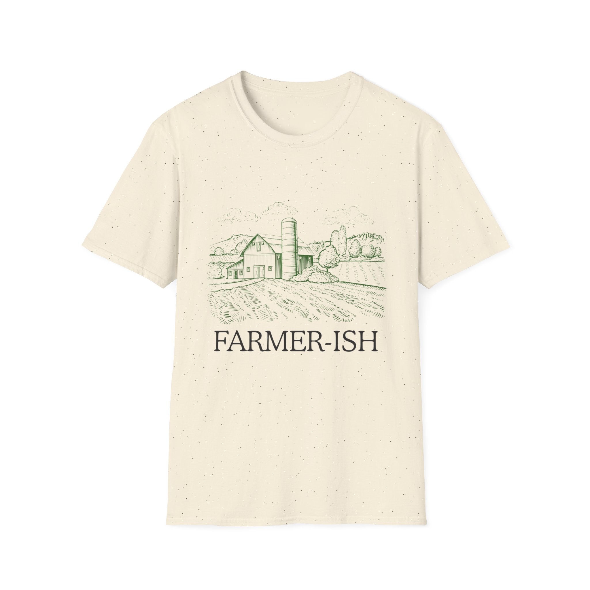 Farmer-ish Tee — Vintage Farm Sketch Graphic T-Shirt