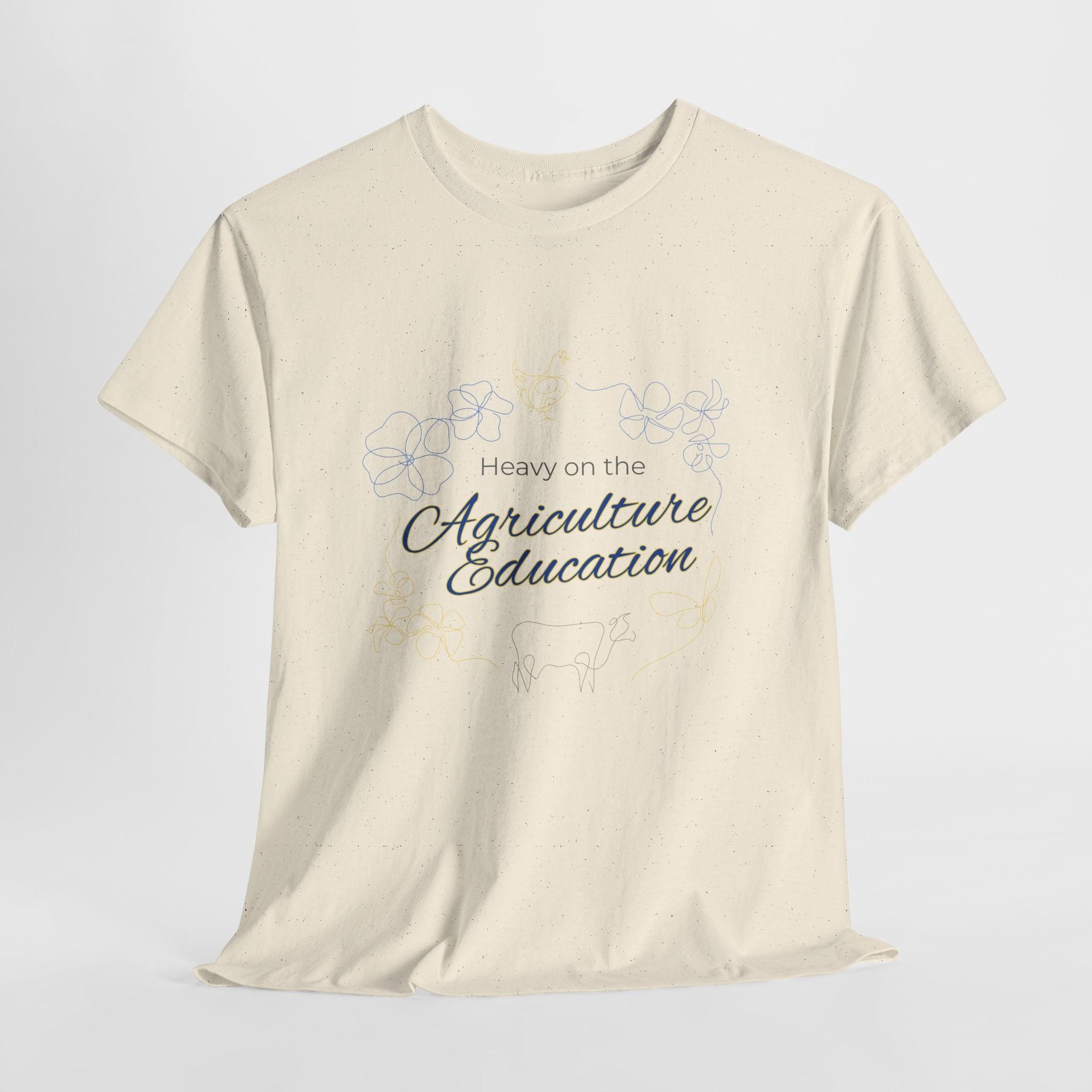 Agriculture Education T-Shirt — 'Heavy on the Agriculture Education' Farm Teacher Tee
