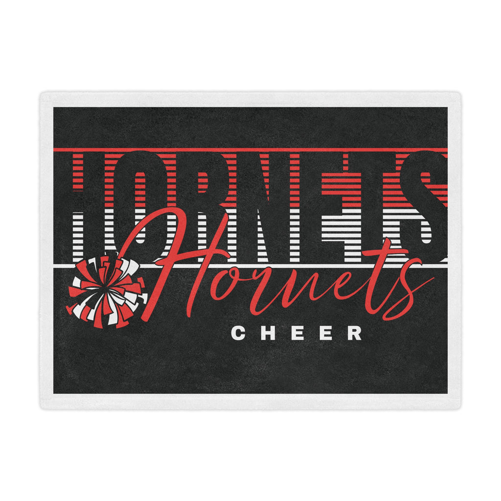 Hornets Cheer Minky Blanket — Soft Team Throw