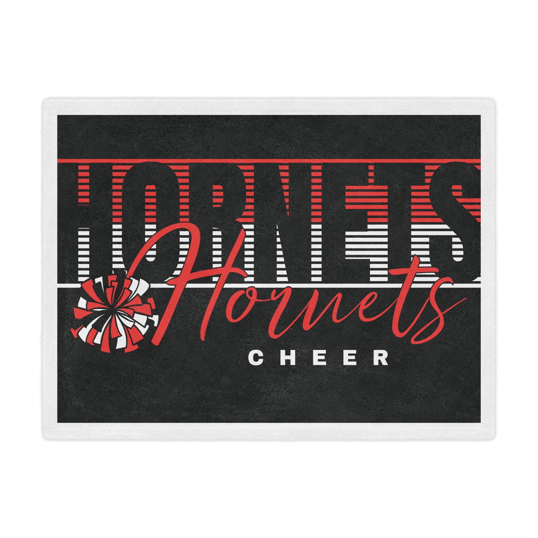 Hornets Cheer Minky Blanket — Soft Team Throw