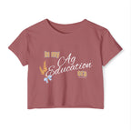 Crop Top — "In My Ag Education Era" Feminine Farm Festival Tee