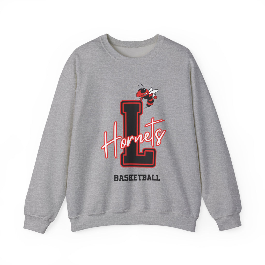 Hornets Basketball Crewneck Sweatshirt — L Letterman Logo