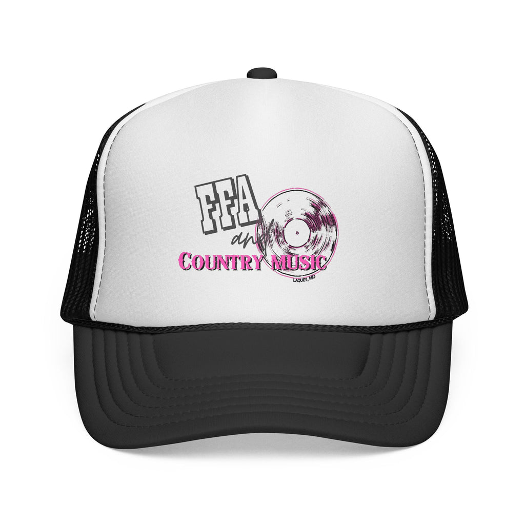 Country Music Trucker Hat – Vintage Vinyl Design