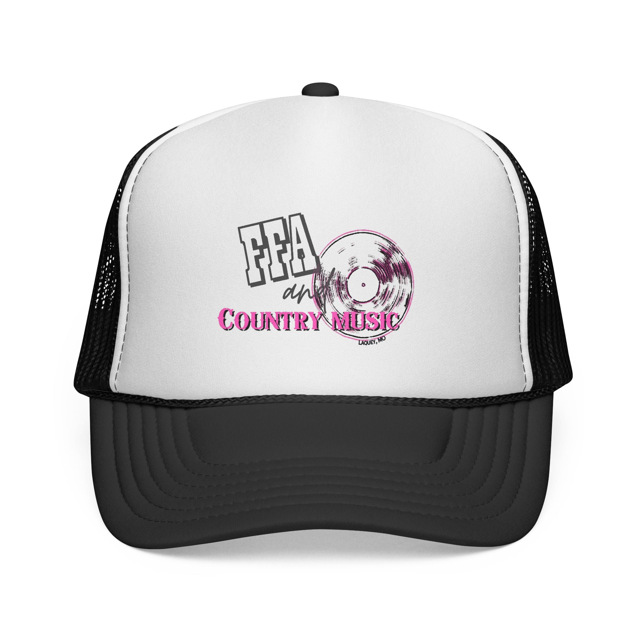 Country Music Trucker Hat – Vintage Vinyl Design