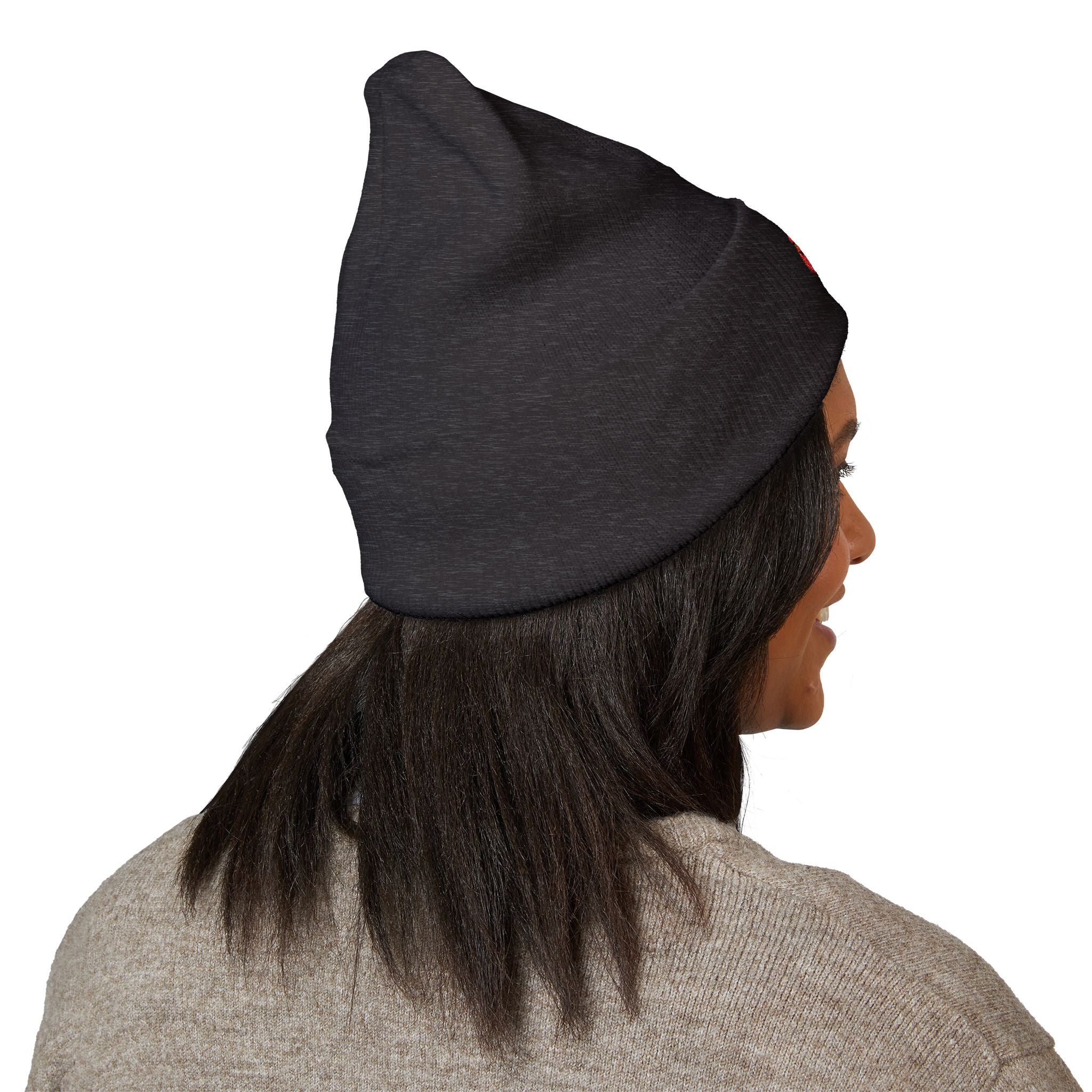 Rooster Embroidered Beanie - Classic Cuffed Knit Hat