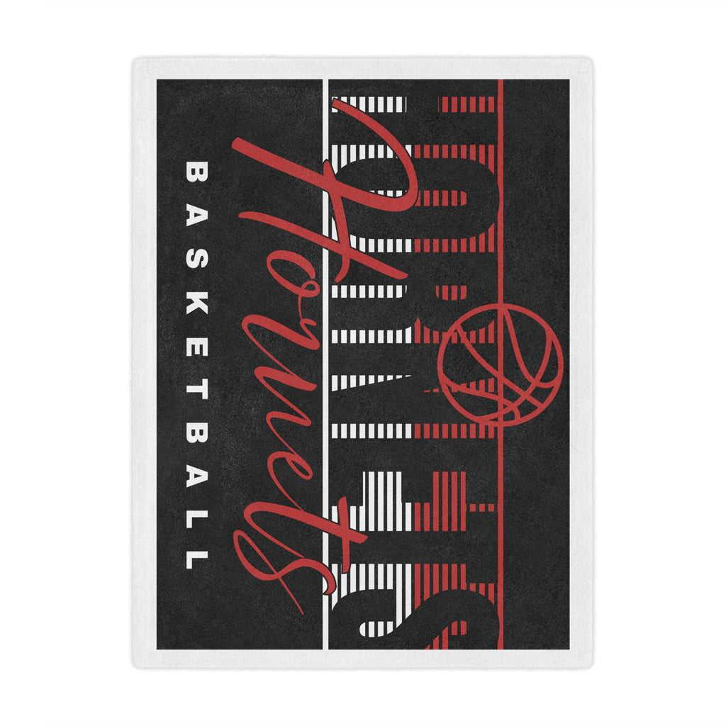 Hornets Basketball Minky Blanket — Soft Team Throw for Fans