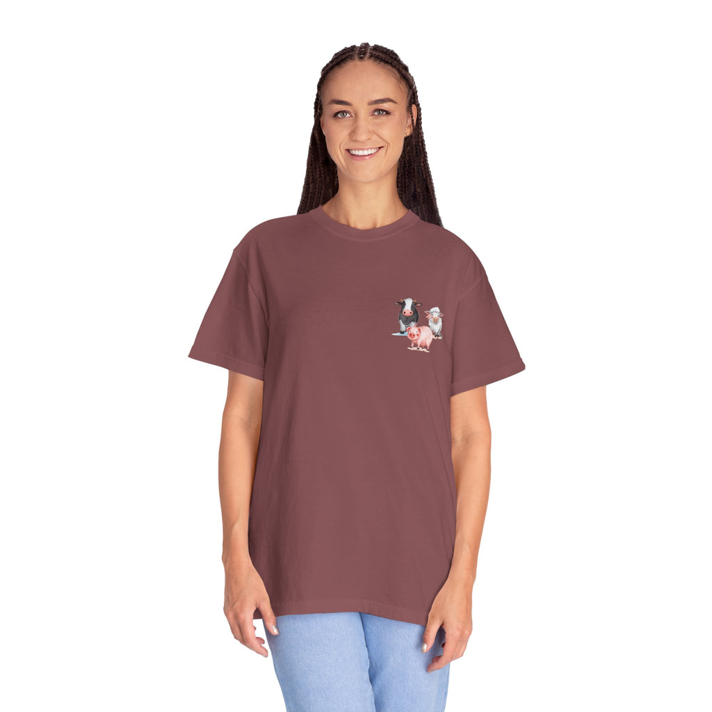 Stock Show Season T-Shirt — Farm Animal Circle Graphic