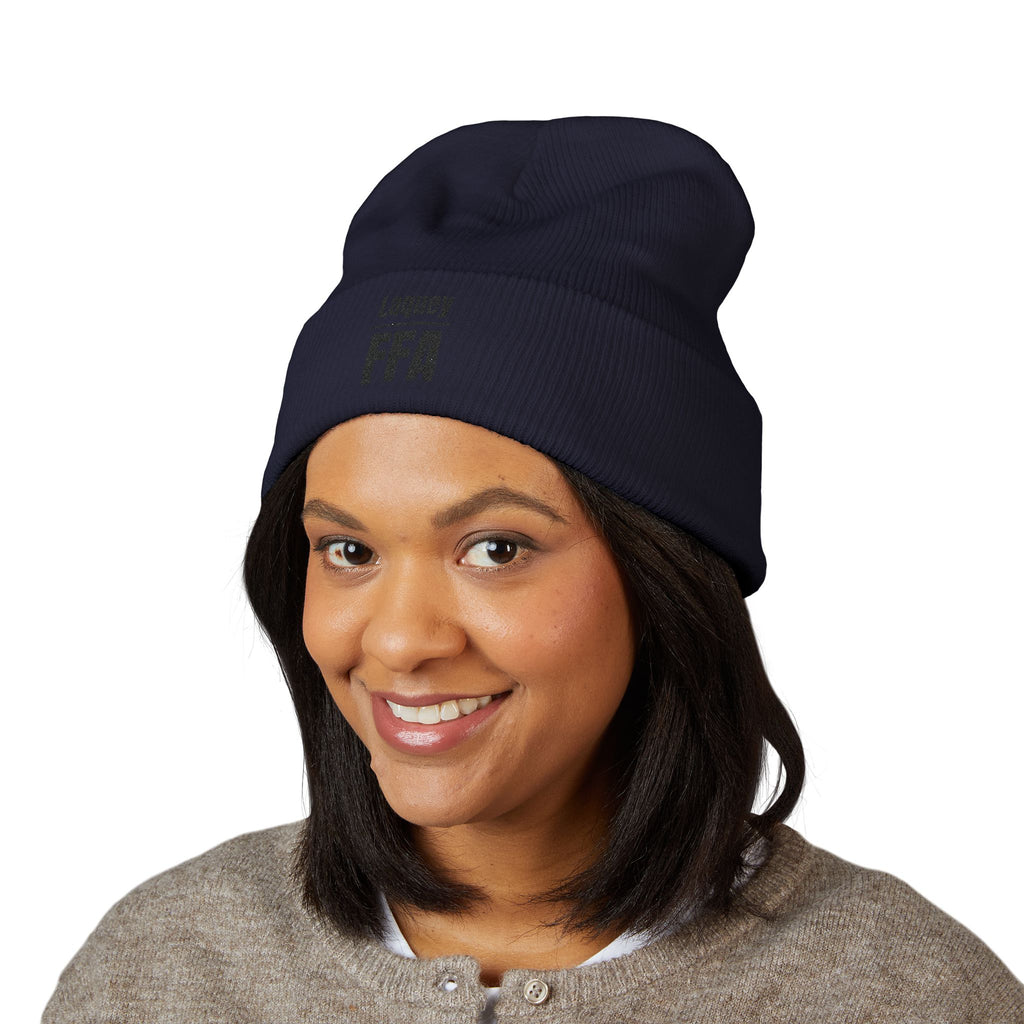 Laquey FFA Embroidered Cuffed Beanie