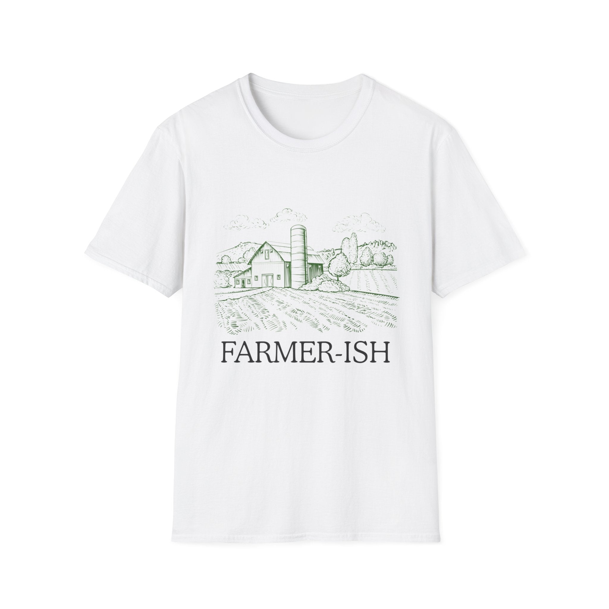 Farmer-ish Tee — Vintage Farm Sketch Graphic T-Shirt