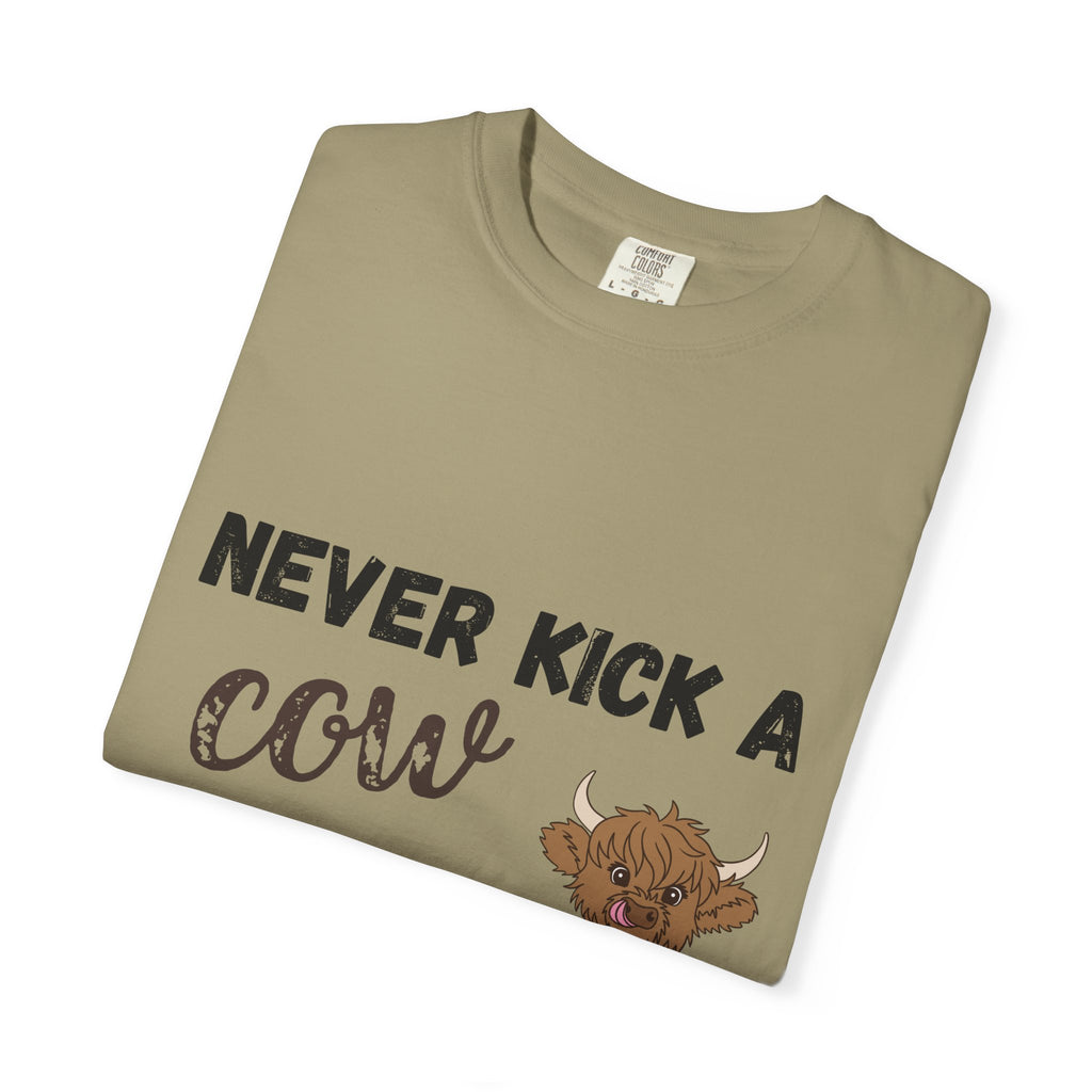 Cow Chip on a Hot Day - Cute Cow Humor Tee