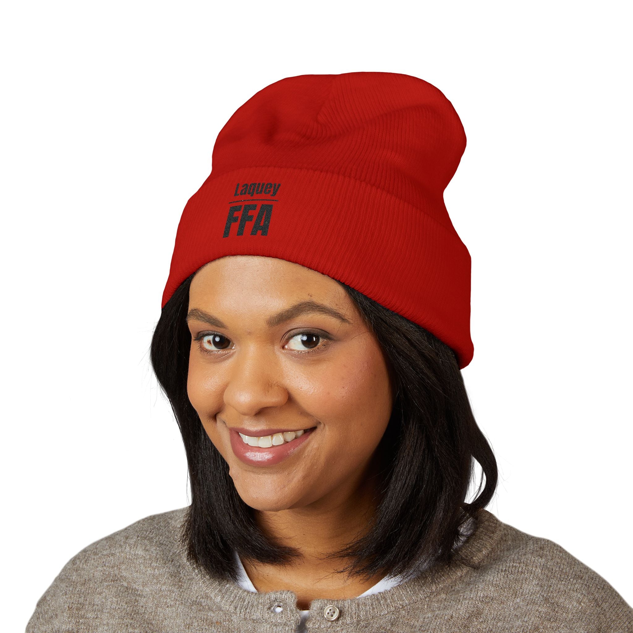 Laquey FFA Embroidered Cuffed Beanie