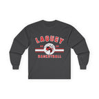 Laquey Basketball Long Sleeve Tee — Vintage Distressed Basketball Shirt