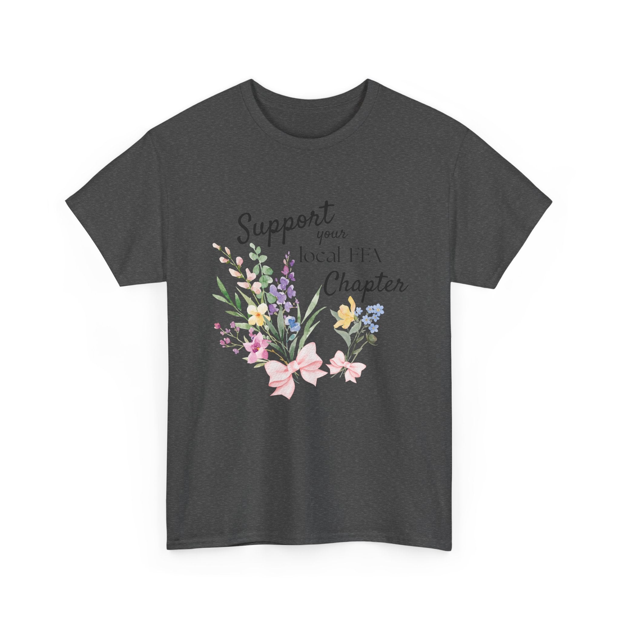 Support Your Local FFA Chapter T‑Shirt — Watercolor Floral Tee