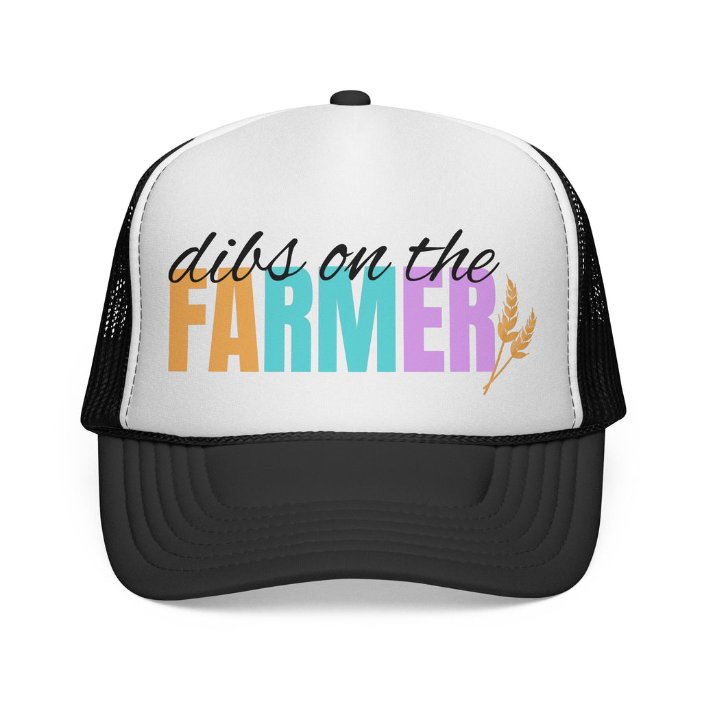 Dibs on the Farmer Trucker Hat — Colorful Country Farm Mesh Cap