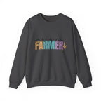 Farmer Vibes Crewneck Sweatshirt – "Dibs on the Farmer" Pastel Graphic