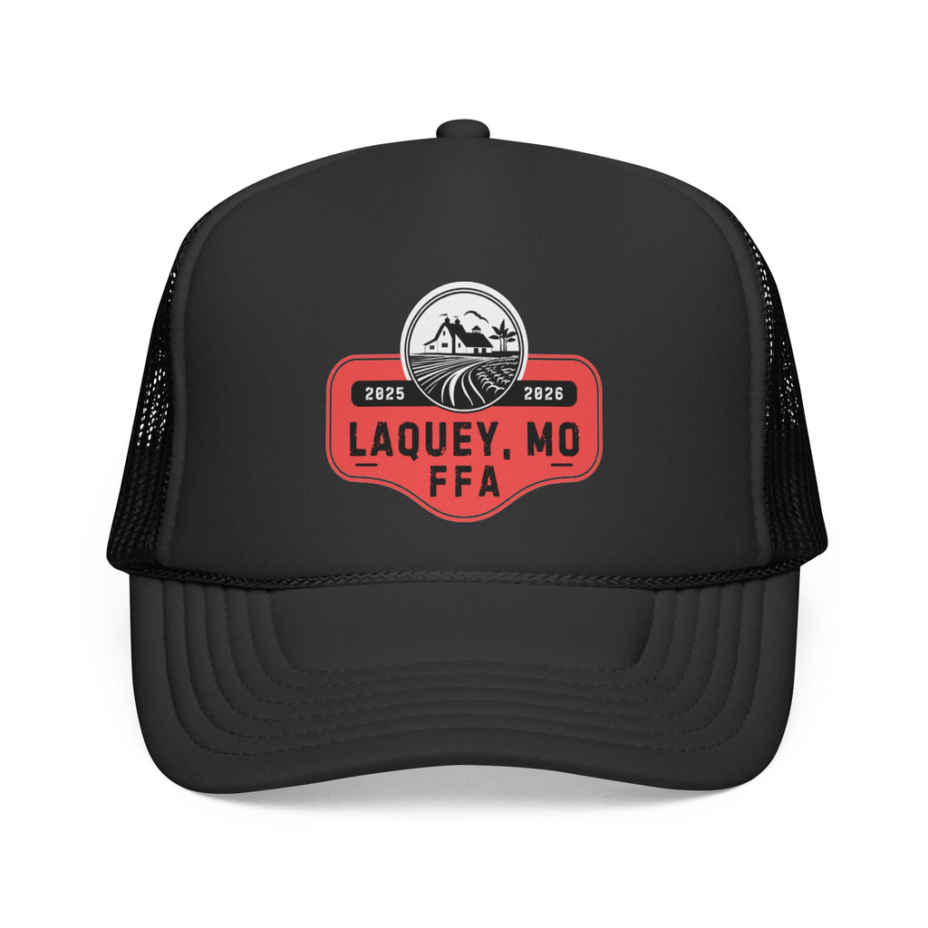 Laquey, MO FFA Vintage Trucker Cap - Farm Emblem Mesh Hat