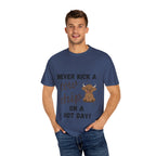 Cow Chip on a Hot Day - Cute Cow Humor Tee