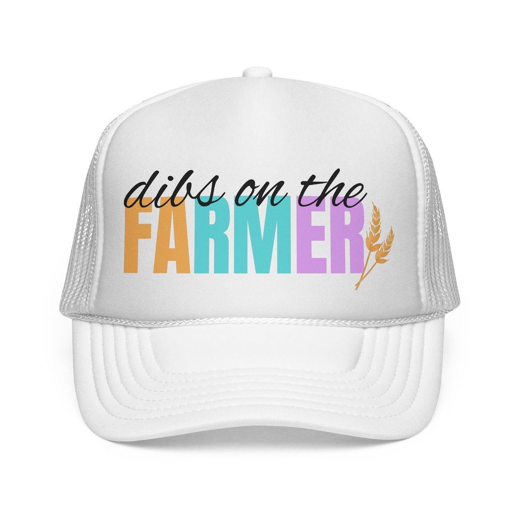 Dibs on the Farmer Trucker Hat — Colorful Country Farm Mesh Cap
