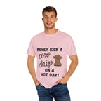 Cow Chip on a Hot Day - Cute Cow Humor Tee