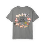 Stock Show Season T-Shirt — Farm Animal Circle Graphic
