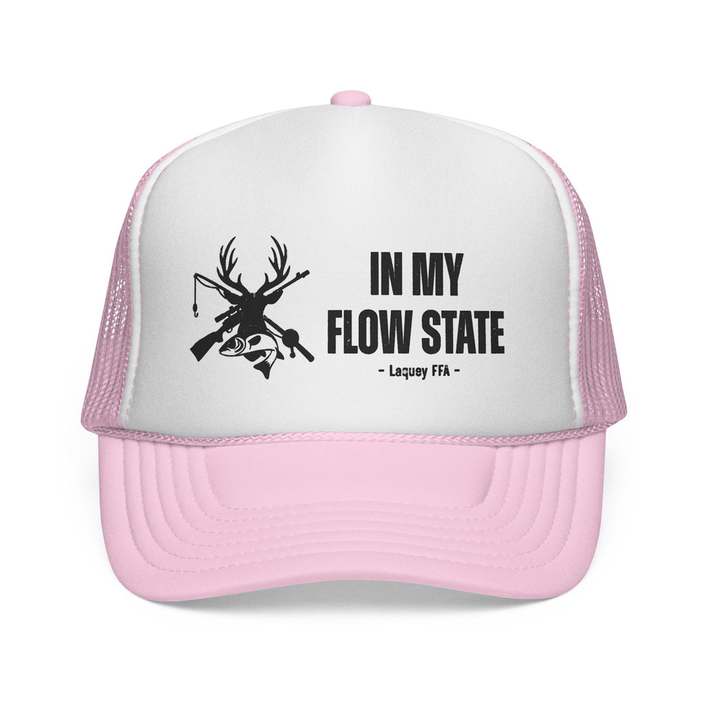 Trucker Cap — “In My Flow State” Hunting Deer Skull Mesh Hat