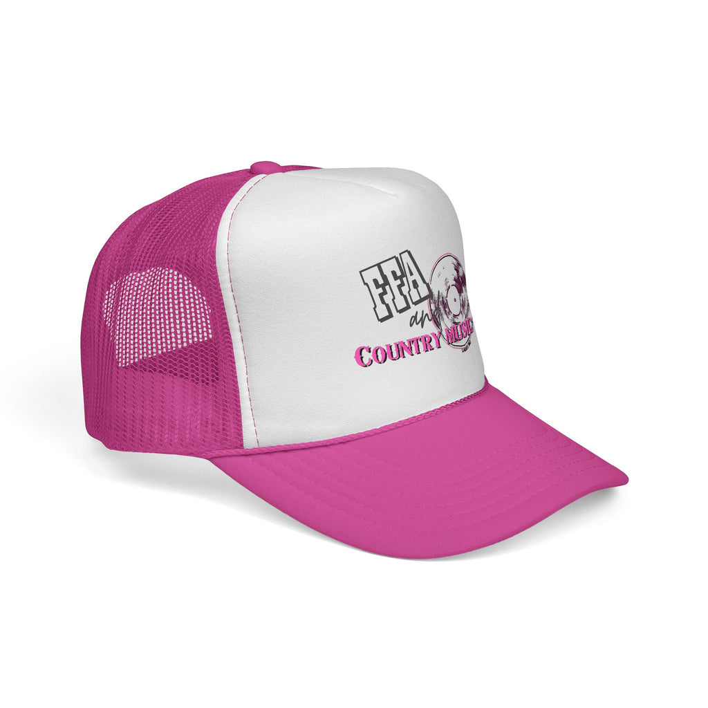 Country Music Trucker Hat – Vintage Vinyl Design