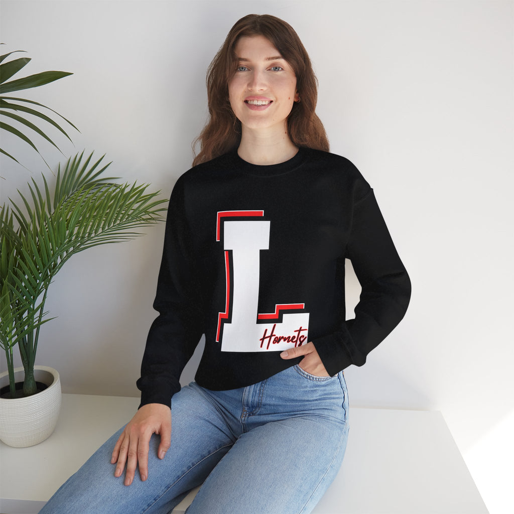 Game Day Crewneck Sweatshirt - L Monogram Hornet Logo