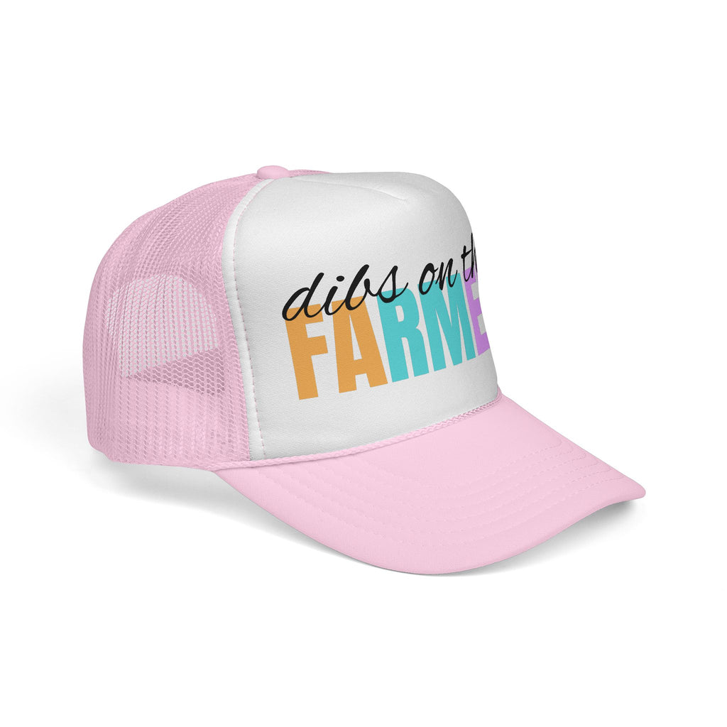 Dibs on the Farmer Trucker Hat — Colorful Country Farm Mesh Cap