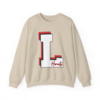 Game Day Crewneck Sweatshirt - L Monogram Hornet Logo