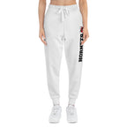 Athletic Joggers — Hornets Logo Side Print - White