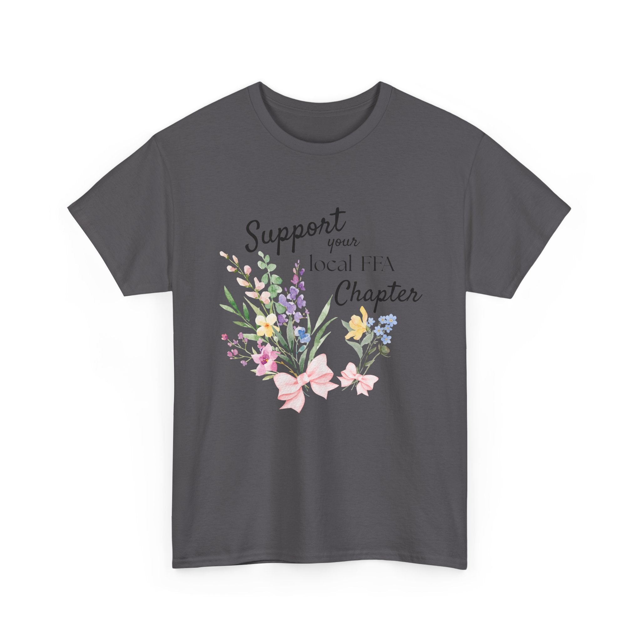 Support Your Local FFA Chapter T‑Shirt — Watercolor Floral Tee