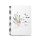 Floral Scripture Spiral Notebook — “For Such a Time as This” (Esther 4:14)