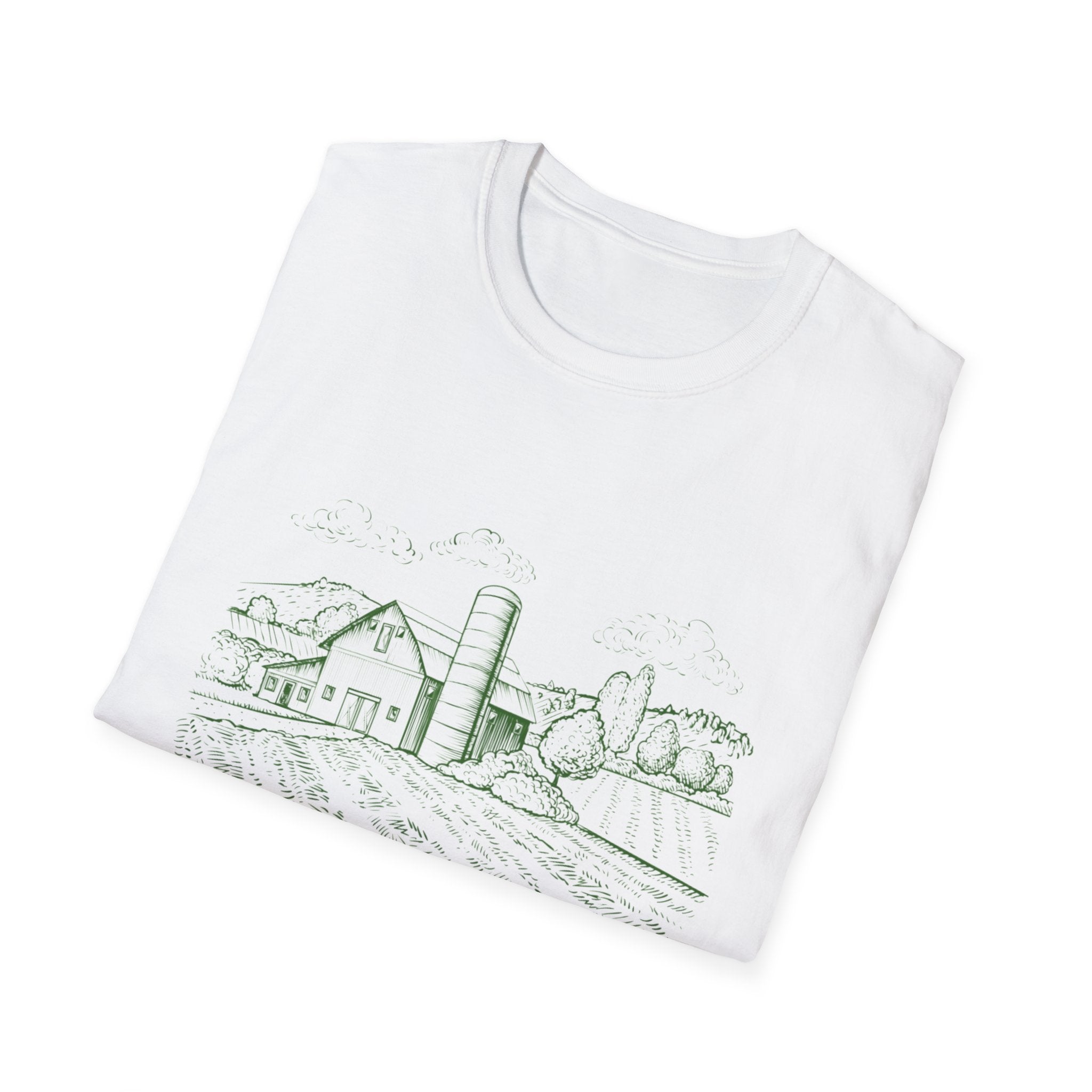 Farmer-ish Tee — Vintage Farm Sketch Graphic T-Shirt