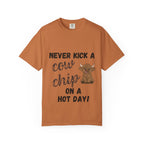 Cow Chip on a Hot Day - Cute Cow Humor Tee