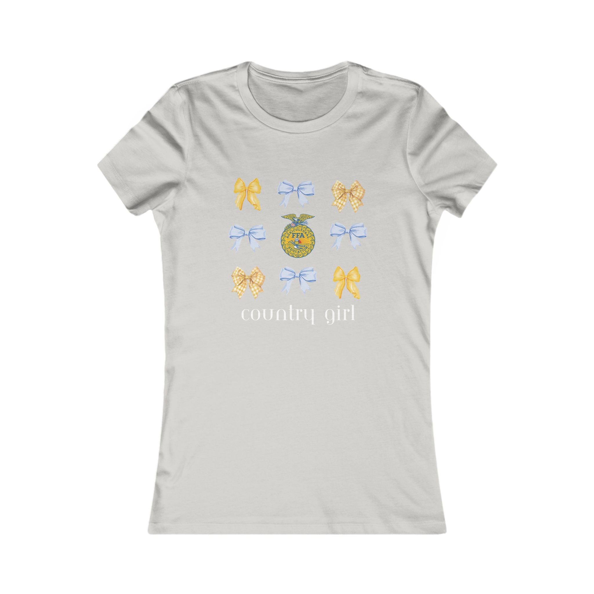 Country Girl Bow Graphic Tee — Women's Country T-Shirt