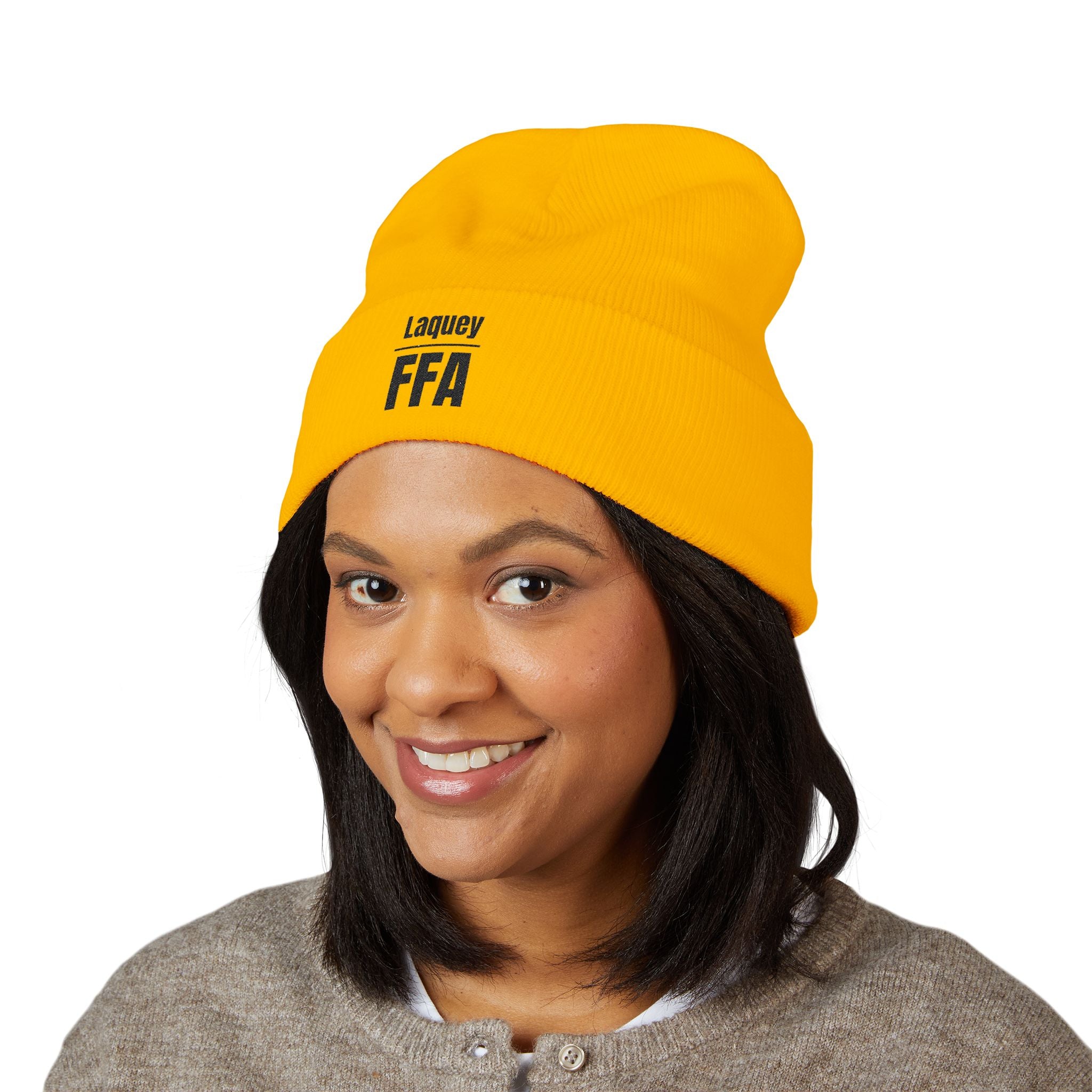 Laquey FFA Embroidered Cuffed Beanie