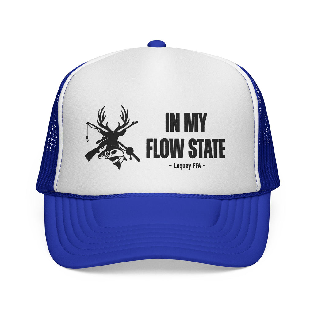 Trucker Cap — “In My Flow State” Hunting Deer Skull Mesh Hat
