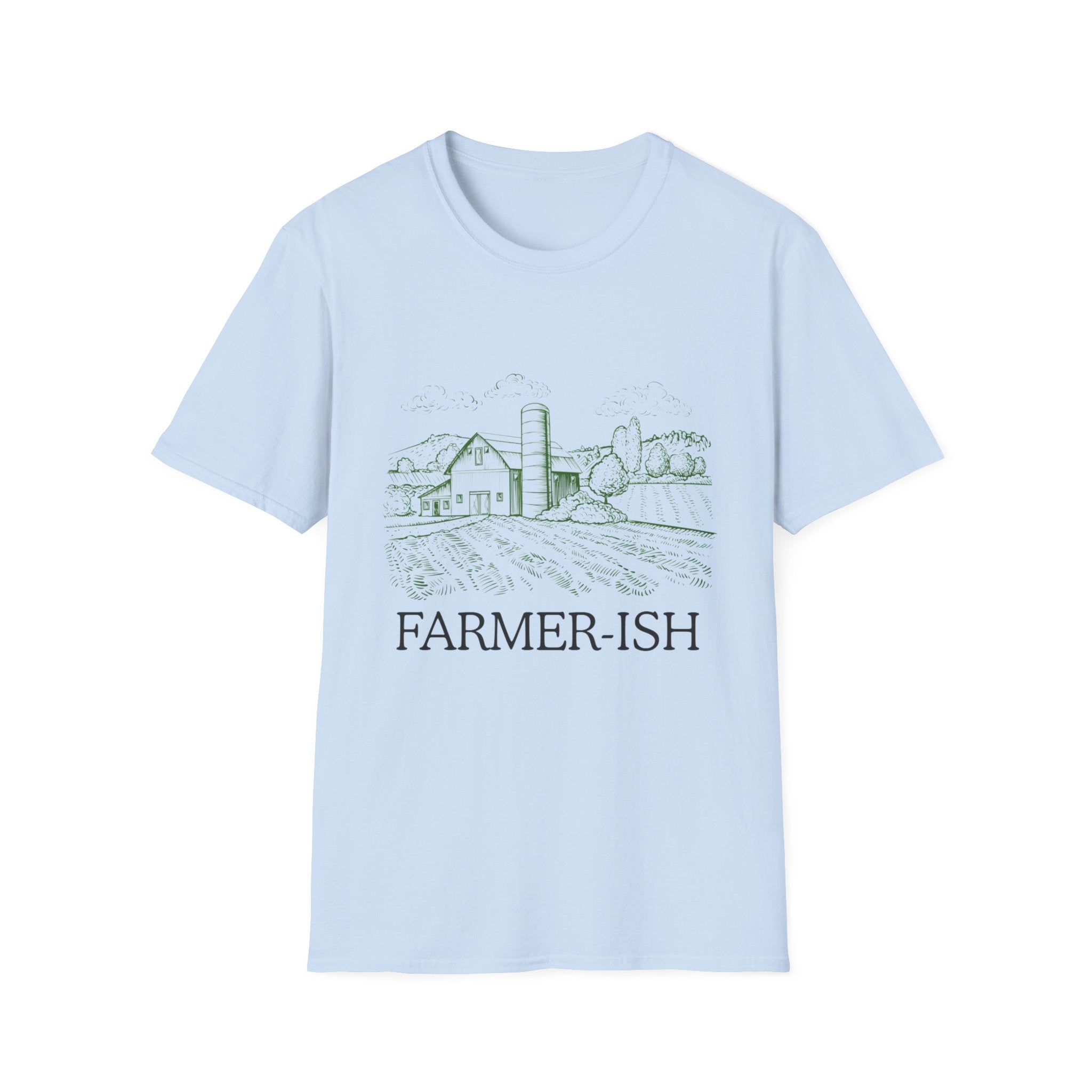 Farmer-ish Tee — Vintage Farm Sketch Graphic T-Shirt