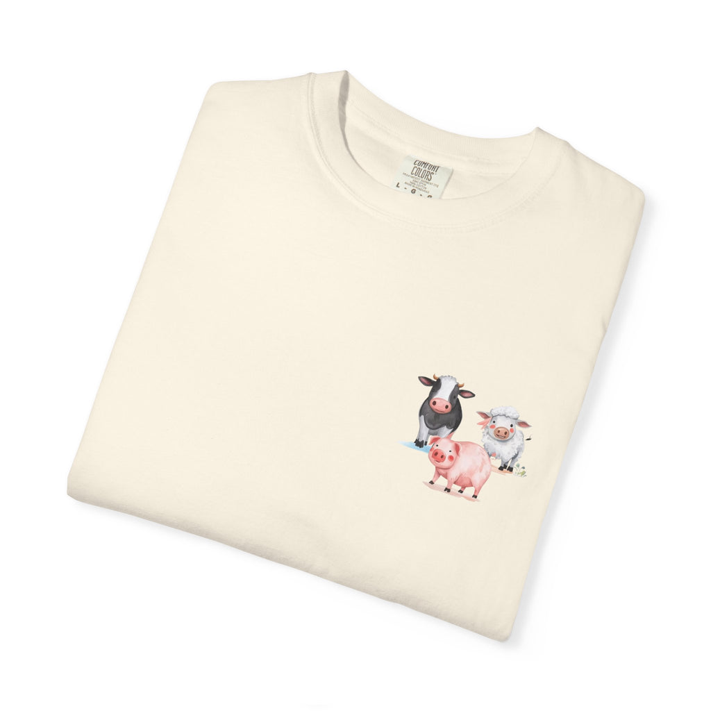 Stock Show Season T-Shirt — Farm Animal Circle Graphic