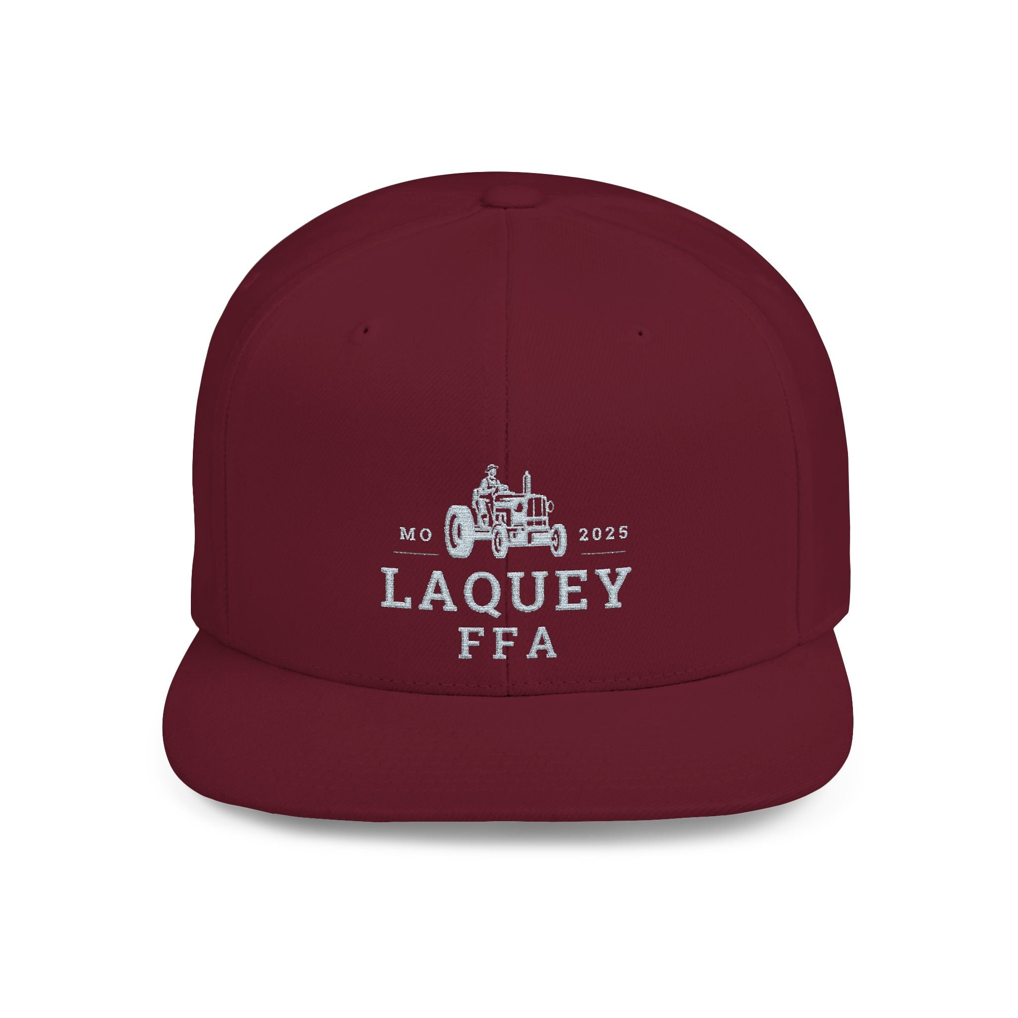 Laquey FFA Flat Bill Snapback Hat — Embroidered Farm & Agriculture Cap