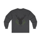 Deer Silhouette Long Sleeve Tee — Rustic FFA Emblem Shirt