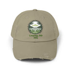 Distressed Baseball Cap — Laquey, MO FFA Scenic Farm Logo
