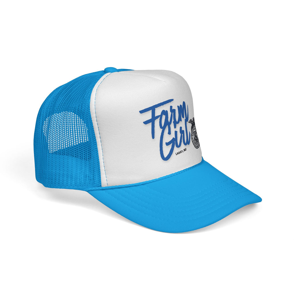Farm Girl Trucker Cap — Retro FFA Logo Mesh Hat