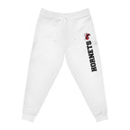 Athletic Joggers — Hornets Logo Side Print - White
