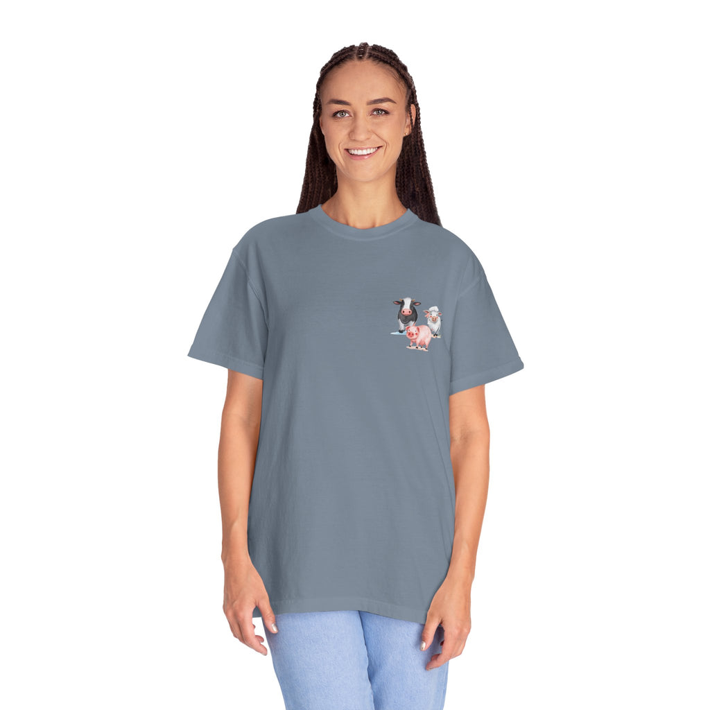 Stock Show Season T-Shirt — Farm Animal Circle Graphic