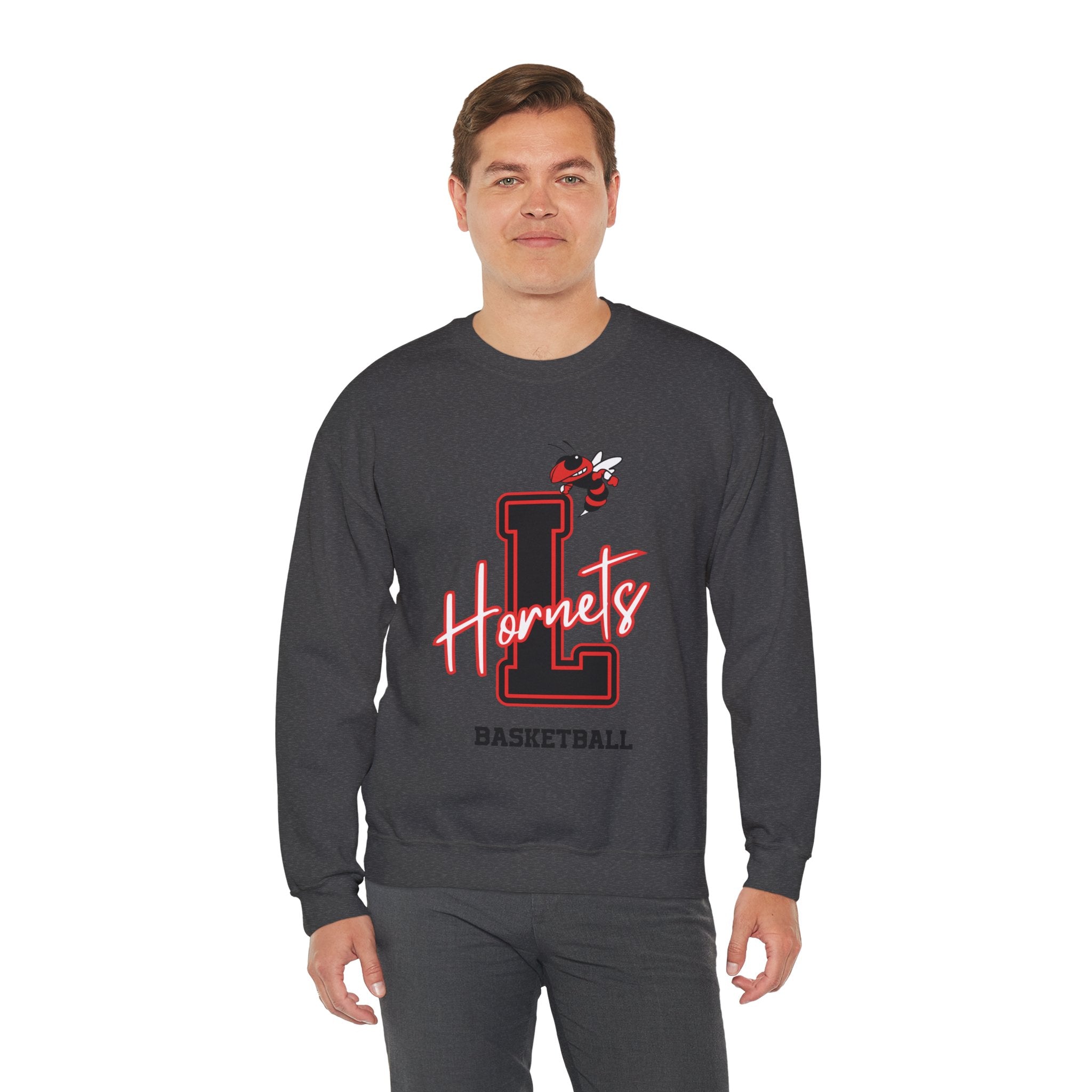 Hornets Basketball Crewneck Sweatshirt — L Letterman Logo